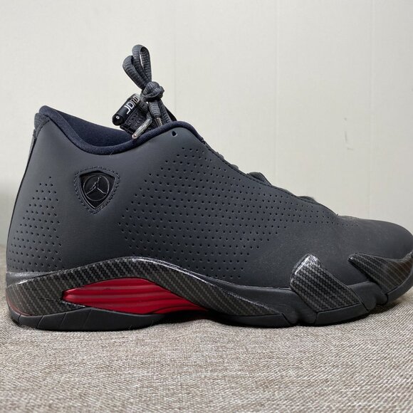 Nike Jordan 14 Retro SE Sneaker Shoe Men's 12 Black Anthracite BQ3685-001 - Picture 9 of 16